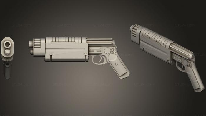 Оружие (Оружие 0320, WPN_0080) 3D модель для ЧПУ станка